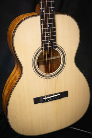 BSG 00045F Handmade Acoustic Guitar (Curly Koa & Spruce) - Acoustic Guitars - BSG