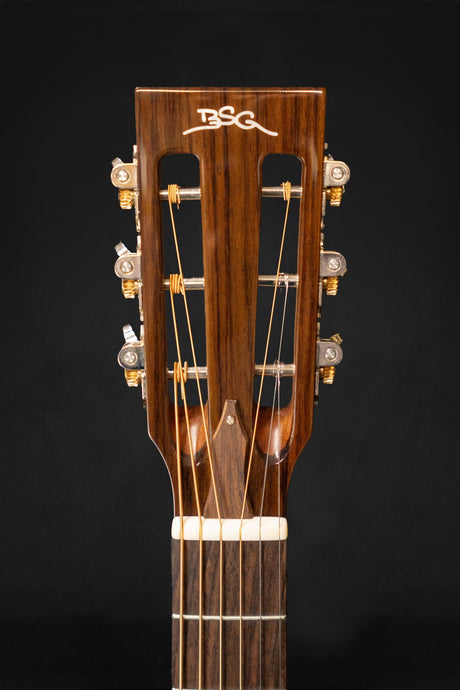 BSG P11 F Parlour Handmade Acoustic Guitar (Cedar & Pomelle Sapele) - Acoustic Guitars - BSG