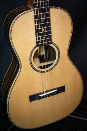 BSG P41 F Handmade Parlour Acoustic Guitar (Sitka Spruce & Exotic Ebony) - Acoustic Guitars - BSG