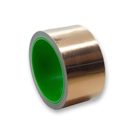 Copper Self Adhesive Tape for Guitar Shielding & Slug Repellent 10 Meter Roll (Various Widths) - Parts - WM Guitars