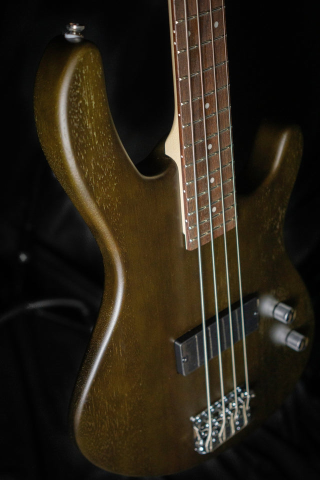 Cort Action Junior 30" Short Scale Bass Open Pore Walnut - Bass Guitars - Cort