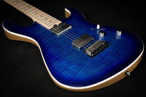 Cort G290 FAT Bright Blue Burst - Electric Guitars - Cort