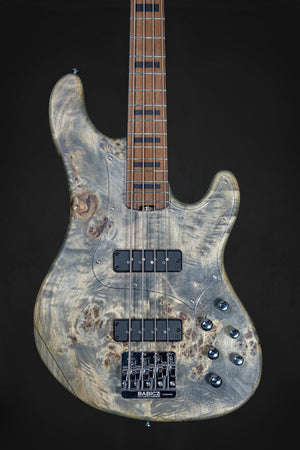 Cort GB Modern 4 - Charcoal Grey Burl - Bass Guitars - Cort