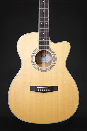 Cort Pure OCSF NS All Solid Electro Acoustic Guitar - Acoustic Guitars - Cort