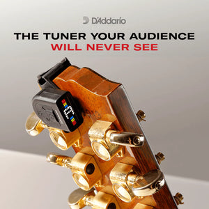 D'Addario Micro Rechargable Headstock Tuner