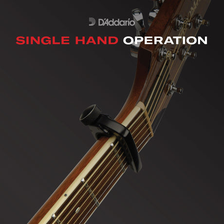 D'Addario Pro Plus Capo (Black) - Capos - D'Addario