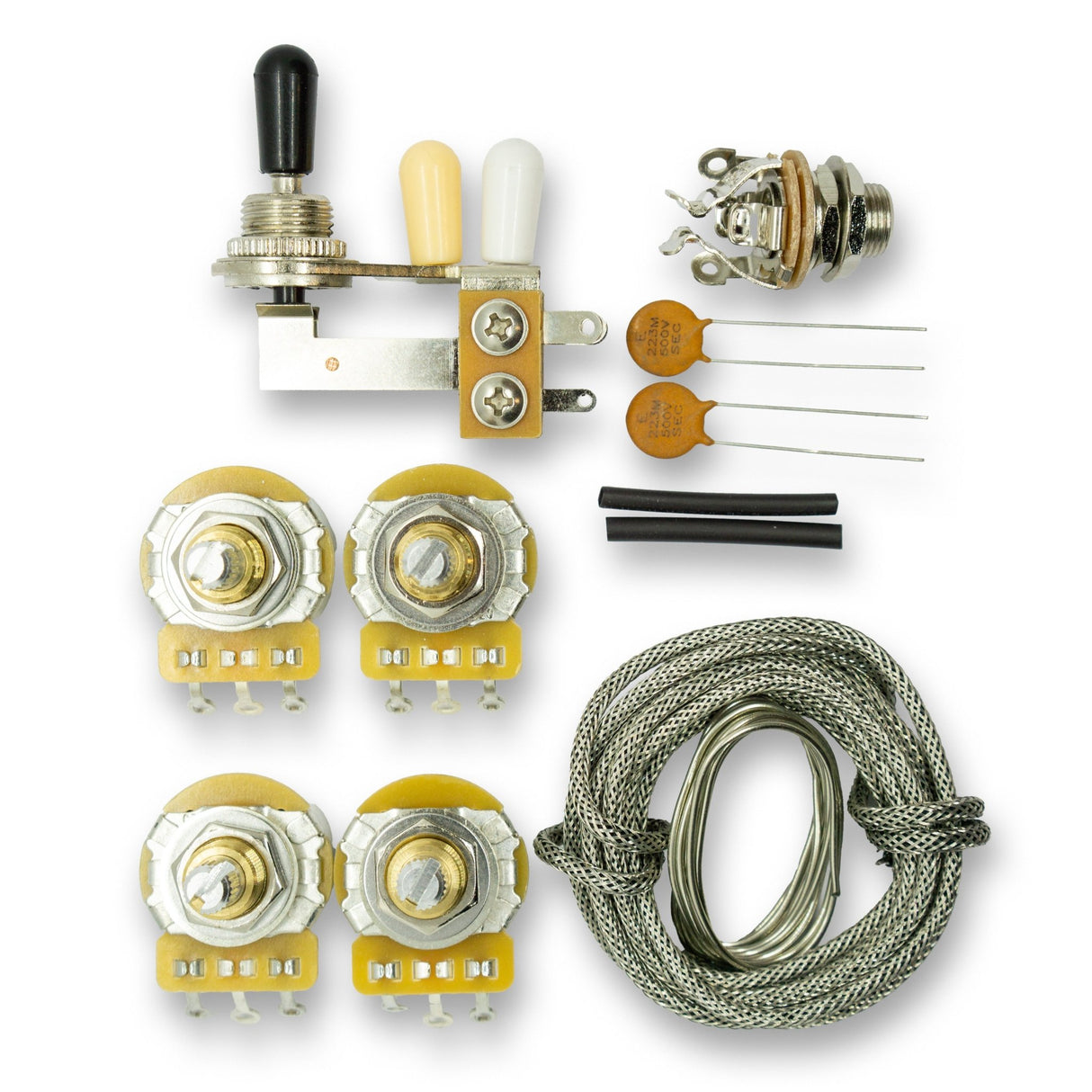 Deluxe 335 Wiring Upgrade Kit (CTS, Epiphone, Puretone, SEC Caps) - Parts - WM Guitars