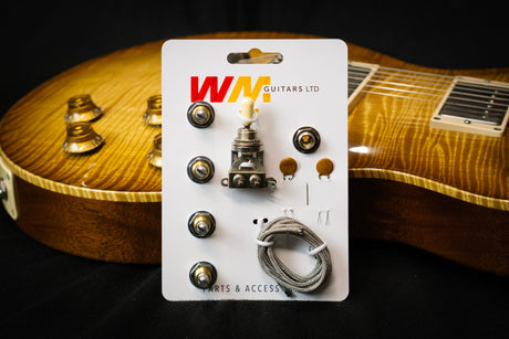 Deluxe Les Paul Wiring Upgrade Kit (CTS, Epiphone, Puretone, SEC Caps) - Parts - WM Guitars