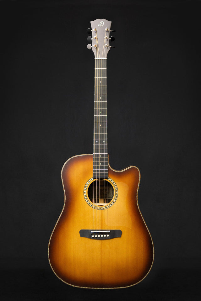 Dowina Danubius DCE Light Burst Antique Series Electro - Acoustic Guitar - Acoustic Guitars - Dowina