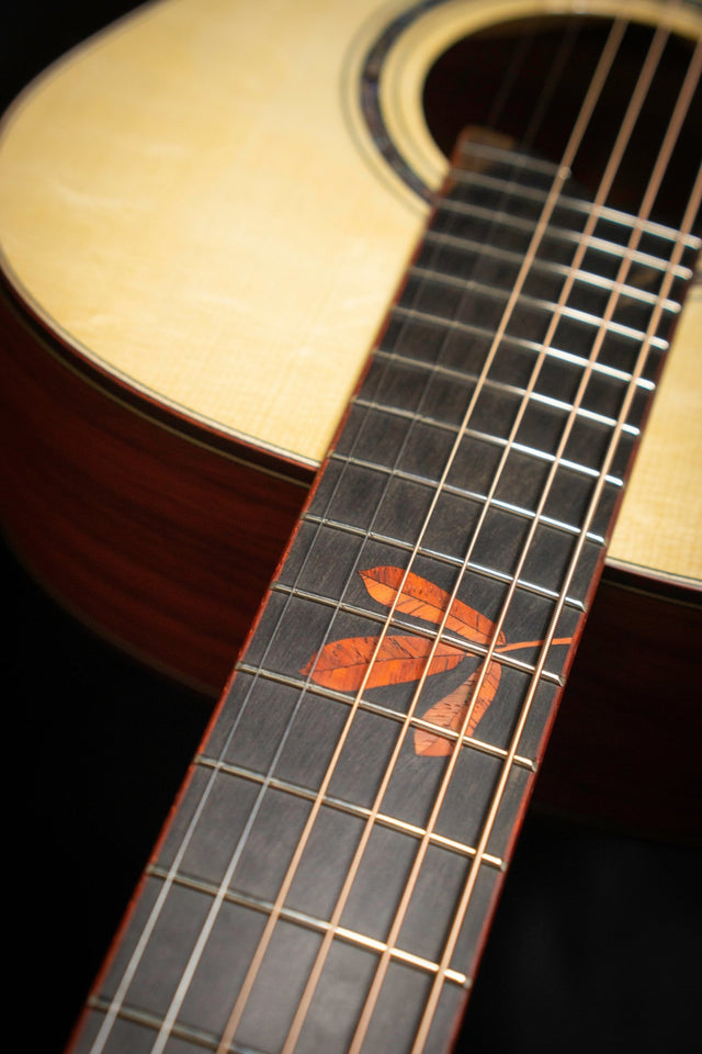 Dowina Master Series Padauk GD (OM body size) Padauk & Thermo-Treated Swiss Spruce - Acoustic Guitars - Dowina