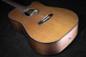 Dowina Rustica DC Acoustic Guitar (Dreadnaught Cutaway) - Acoustic Guitars - Dowina