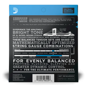 D'Addario XL Nickel Wound Bass Strings