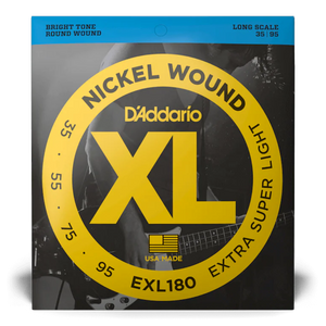 D'Addario XL Nickel Wound Bass Strings