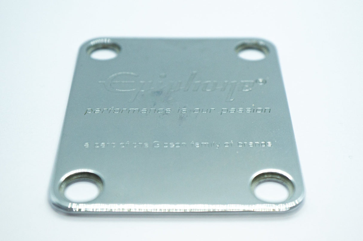 Epiphone Neck Plate (Chrome) - Neck Plate - Epiphone