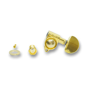 Grover Machine Heads - 3 Each Side (Gold) - Parts - Grover