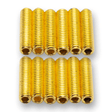 Grub Screws (Gold) x 12 - Parts - WM Guitars