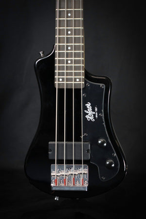 Höfner Shorty Bass Guitar Black - Bass Guitars - Höfner