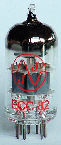 JJ Electronics Pre - Amp Tube ECC82 | 12AU7 Amp Valve - Valves - JJ Electronic