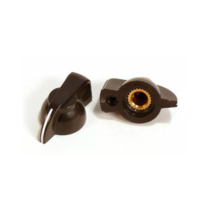 Large Chicken Head Potentiometer Control Knobs (Brown) - Parts - WM Guitars