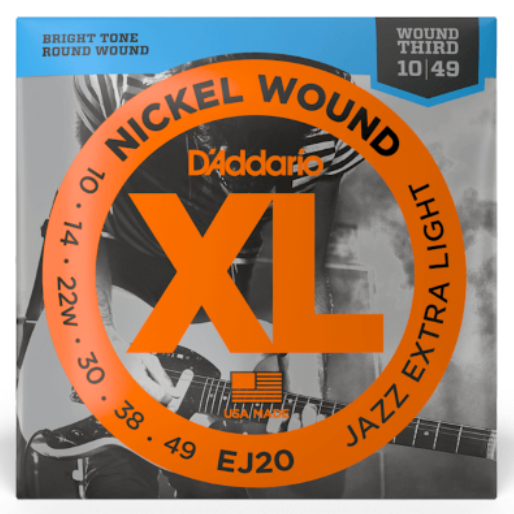 D'Addario XL Series Nickel Wound Electric Strings