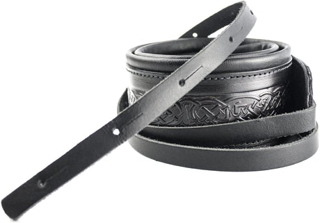 Leathergraft Celtic Padded Embossed Banjo Strap - Straps - Leathergraft