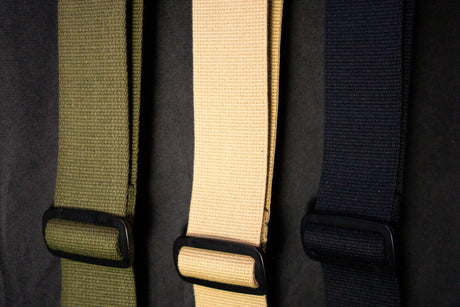 Leathergraft Cotton Webbing Guitar Straps (Various Colours) - Straps - Leathergraft