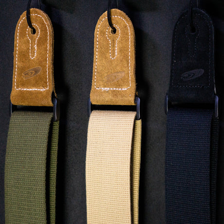 Leathergraft Cotton Webbing Guitar Straps (Various Colours) - Straps - Leathergraft