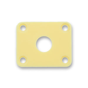 Les Paul Style Jack Plate Eggshell - Parts - WM Guitars