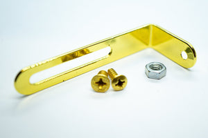 Les Paul Style Pickguard Mounting Bracket (Gold) - WM Guitars