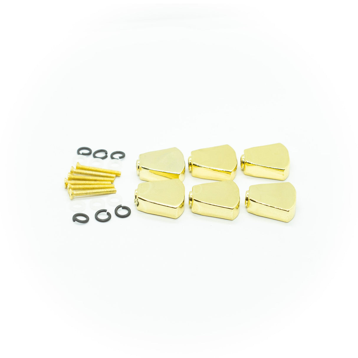 Machine Head Buttons and Fittings x6 Keystone/Tulip (Various Finishes) - parts - WM Guitars