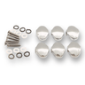 Machine Head Buttons and Fittings x6 Kluson Style (Various Finishes) - parts - WM Guitars