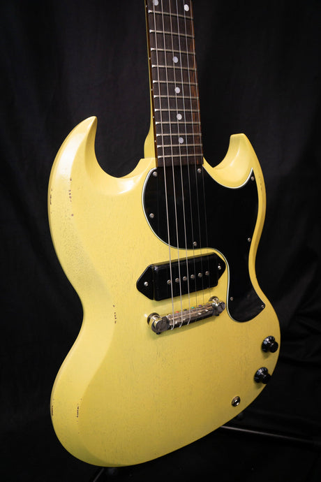 Maybach Albatroz '65 TV Yellow Aged Finish Electric Guitar - Electric Guitars - Maybach