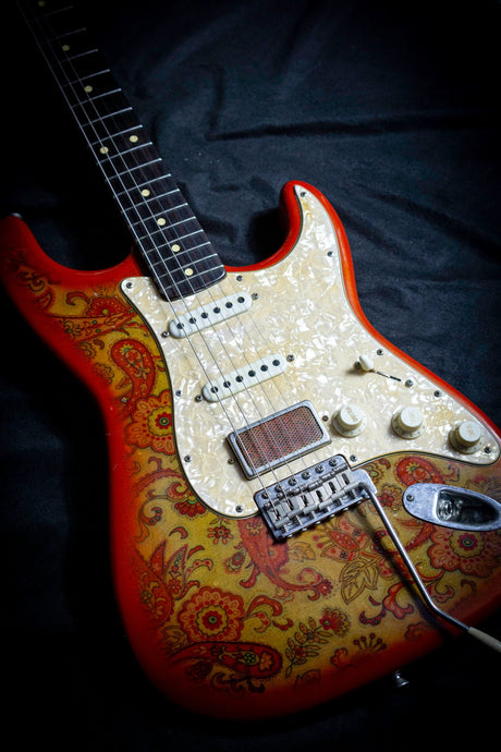 Maybach Stradovari 561 Nick Page Masterbuild - Orange Paisley - Electric Guitars - Maybach