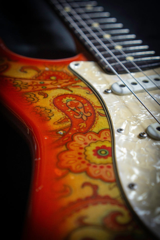 Maybach Stradovari 561 Nick Page Masterbuild - Orange Paisley - Electric Guitars - Maybach