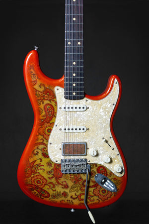 Maybach Stradovari 561 Nick Page Masterbuild - Orange Paisley - Electric Guitars - Maybach