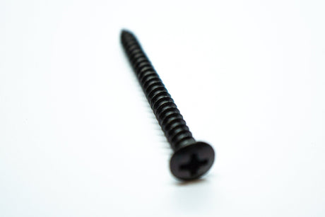 Neck Plate Screws (Black) x 4 - Parts - WM Guitars