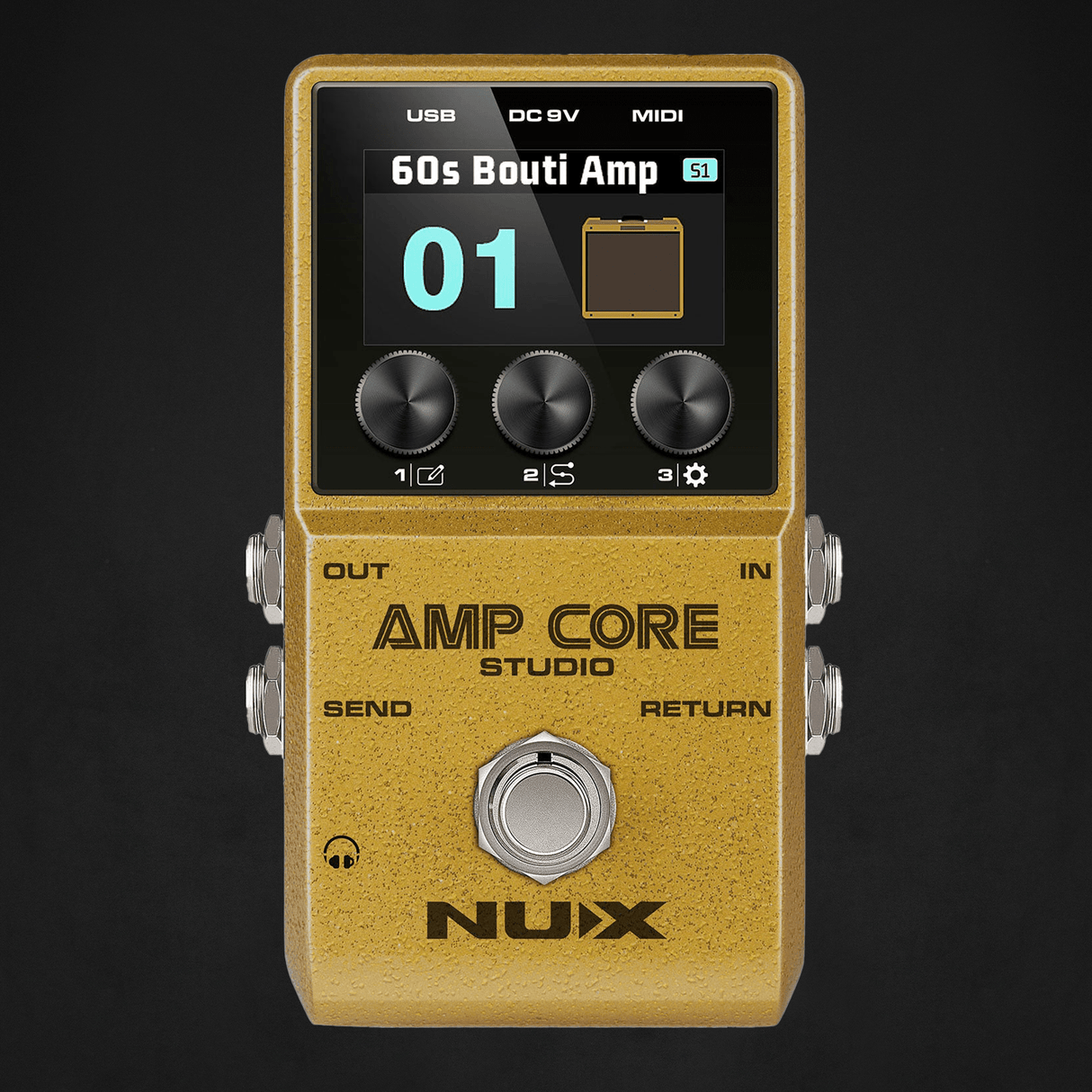 NU - X Amp Core Studio Guitar Pedal - Effects Pedals - NU - X