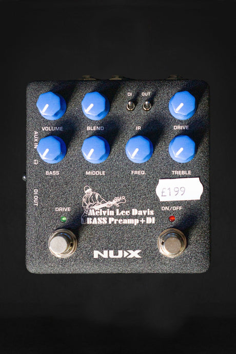 NU-X Melvin Lee Davis Bass Preamp Pedal - Effects Pedals - NU-X