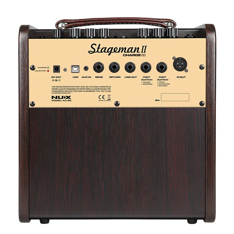 NU-X Stageman II AC-80 Portable Acoustic Amplifier - Amps - NU-X