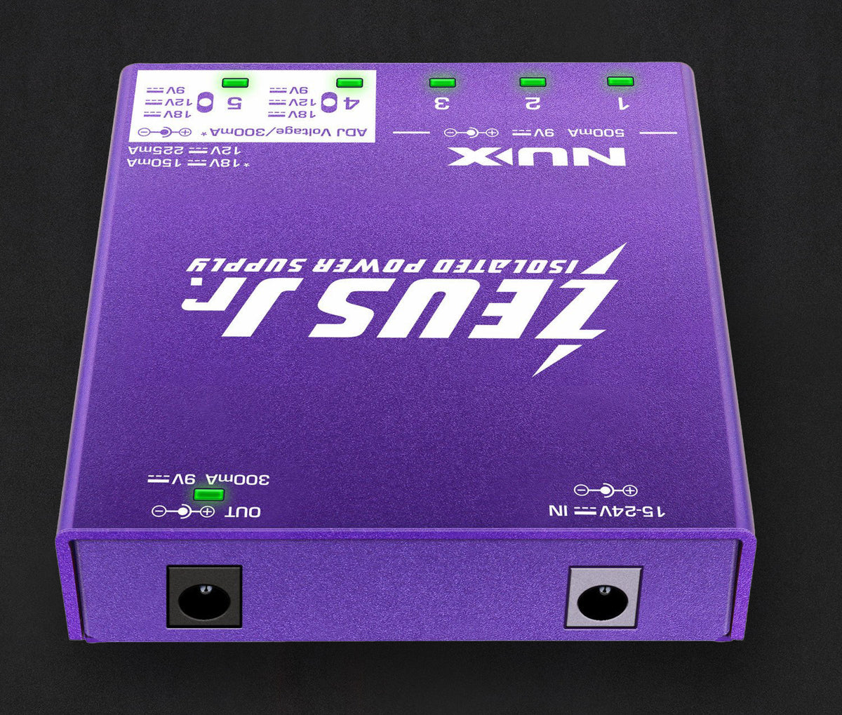 NU-X Zeus Jr. Pedal Power Supply - Six Outputs
