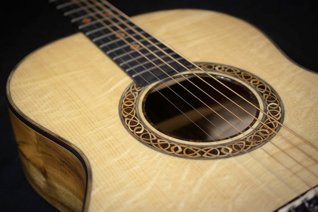 Patrick James Eggle Etowah Unique Myrtlewood & Spruce Acoustic Guitar - Acoustic Guitars - Patrick James Eggle