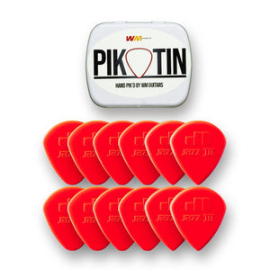 PikTin by WM Guitars 12x Dunlop Jazz Picks (Multiple Sizes) - Picks - WM Guitars