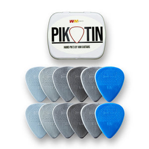 PikTin by WM Guitars 12x Dunlop Nylon Max Grip Picks (Multiple Sizes) - Picks - WM Guitars