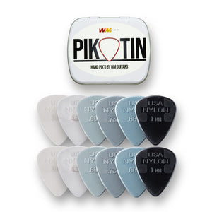 PikTin by WM Guitars 12x Dunlop Nylon Standard Picks (Multiple Sizes) - Picks - WM Guitars