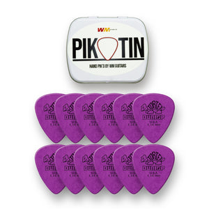 PikTin by WM Guitars 12x Dunlop Tortex Standard Picks (Multiple Sizes) - Picks - WM Guitars