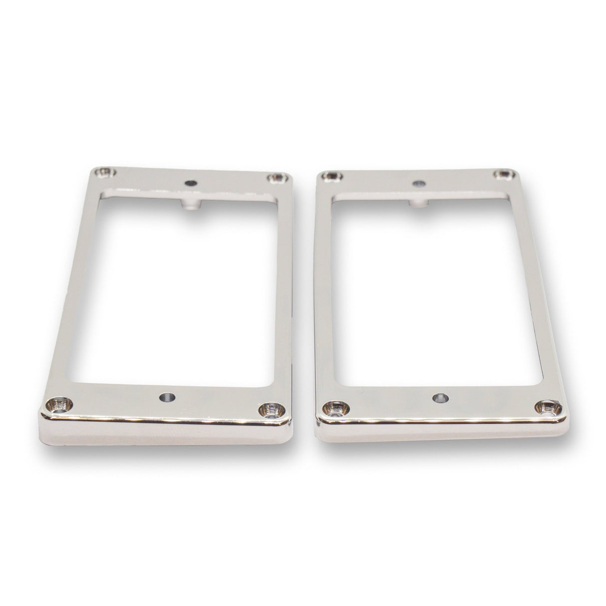 Plastic Humbucking Pickup Rings (Chrome) - WM Guitars