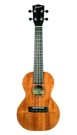 Pono MCD Solid Mahogany Deluxe Concert Uke - Ukuleles - Pono