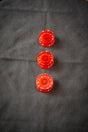 Potentiometer Speed Knobs (Transparent/Red) - Parts - WM Guitars