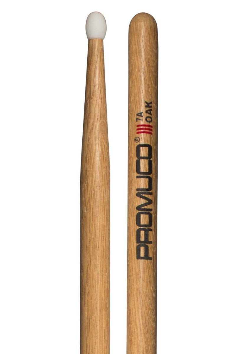 Promuco Oak 7A Nylon Tip Drumsticks - Drum - Promuco