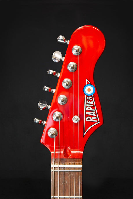 Rapier Deluxe Thru Red Electric Guitar - Electric Guitars - Rapier